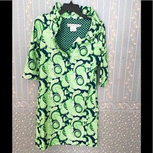Gretchen Scott Designs ruffleneck dress NWT